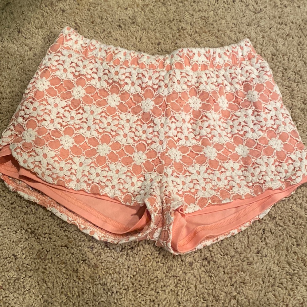 pink shorts